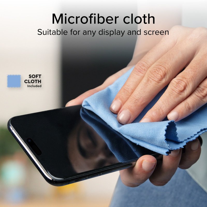 500 ml screen spray with microfibre cloth