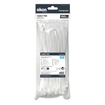 Bridas para cables 200x3,6 mm 100 uds.