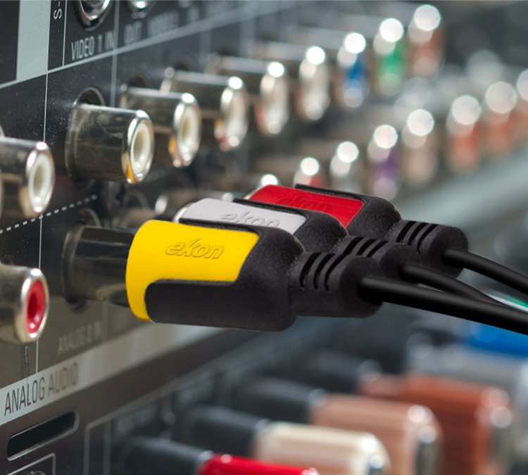 RCA-Kabel und Splitter für Lautsprecher, Hi-Fi-Systeme | Ekon