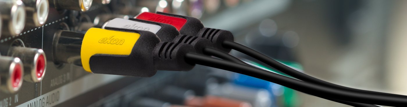 Cables RCA y splitters para altavoces, sistemas Hi-Fi | Ekon