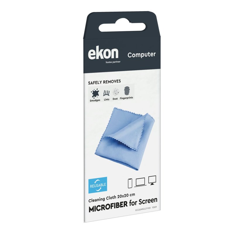 Microfibre screen cloth, 20x20cm