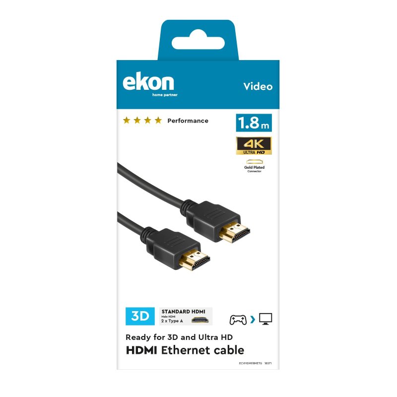 HDMI cable 2.0 in metal