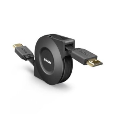 Gold plated retractable HDMI v.2.0 cable