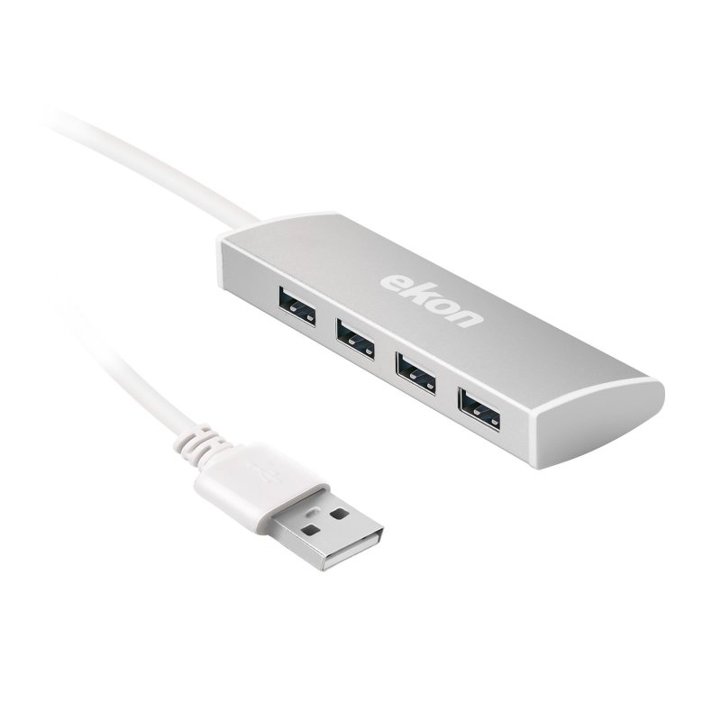 4 in 1 USB 2.0 metal multiport hub