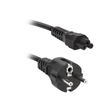 Power cord with plug and socket