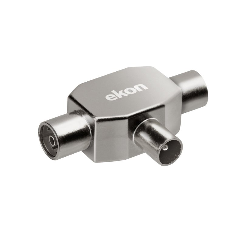 Shielded 9.5mm coaxial antenna splitter