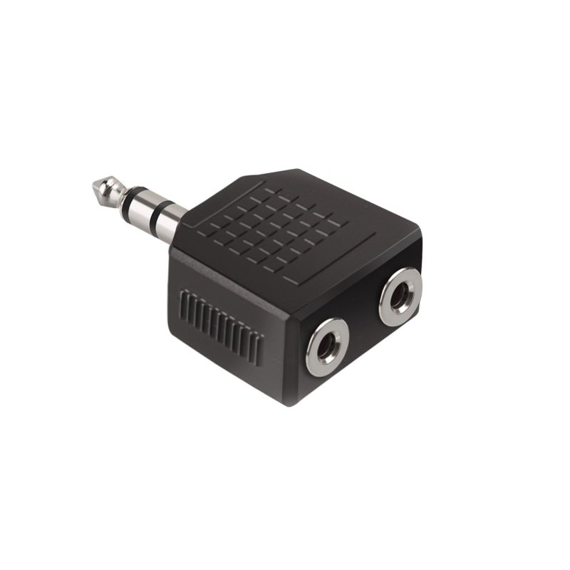 3.5 mm 1 male - 2 female splitter jack