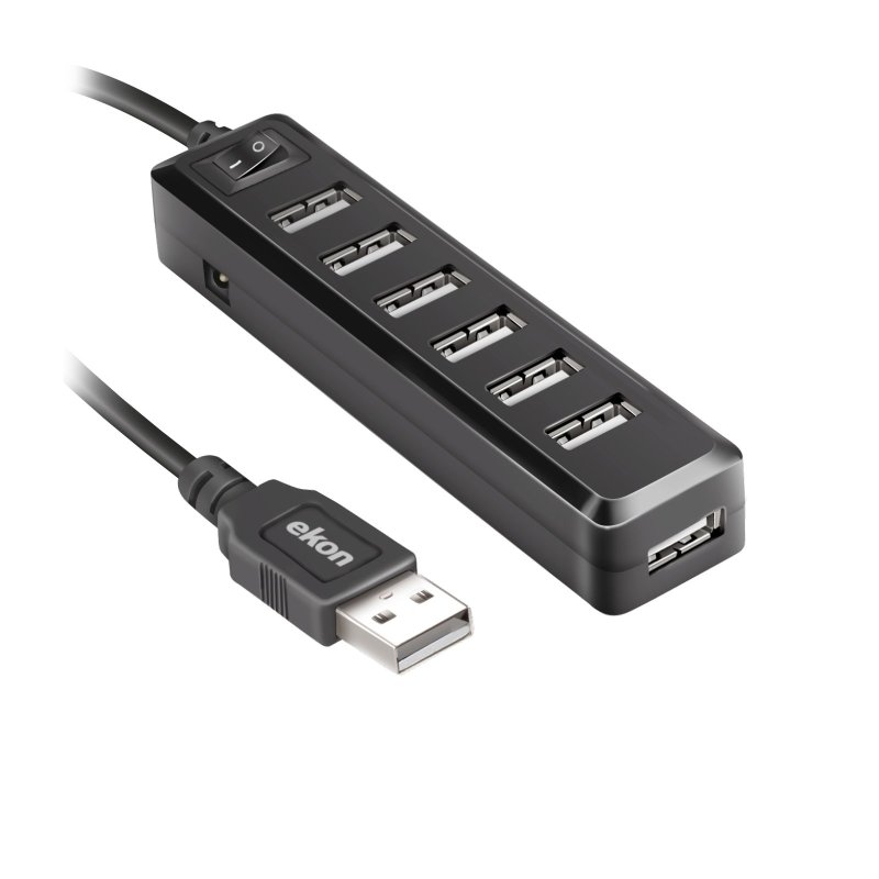 7 in 1 USB 2.0 multiport hub