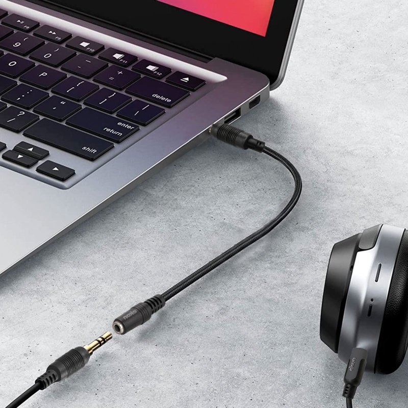 3.5 mm male - female splitter jack