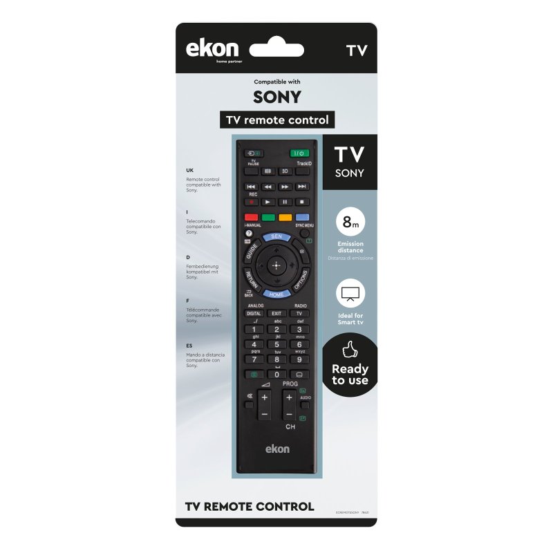 Remote control for Sony
