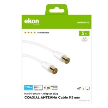 Antenna cable with metal connectors, 110dB