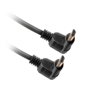 HDMI cable with 90° connectors