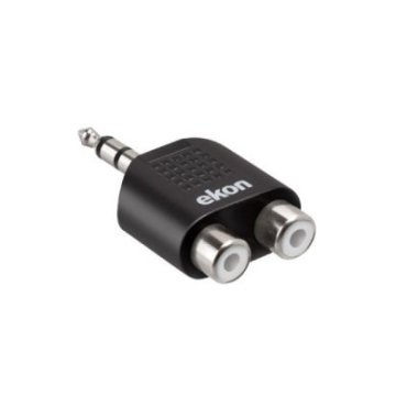 Audio-Splitter Klinkenstecker auf zwei RCA-Buchsen