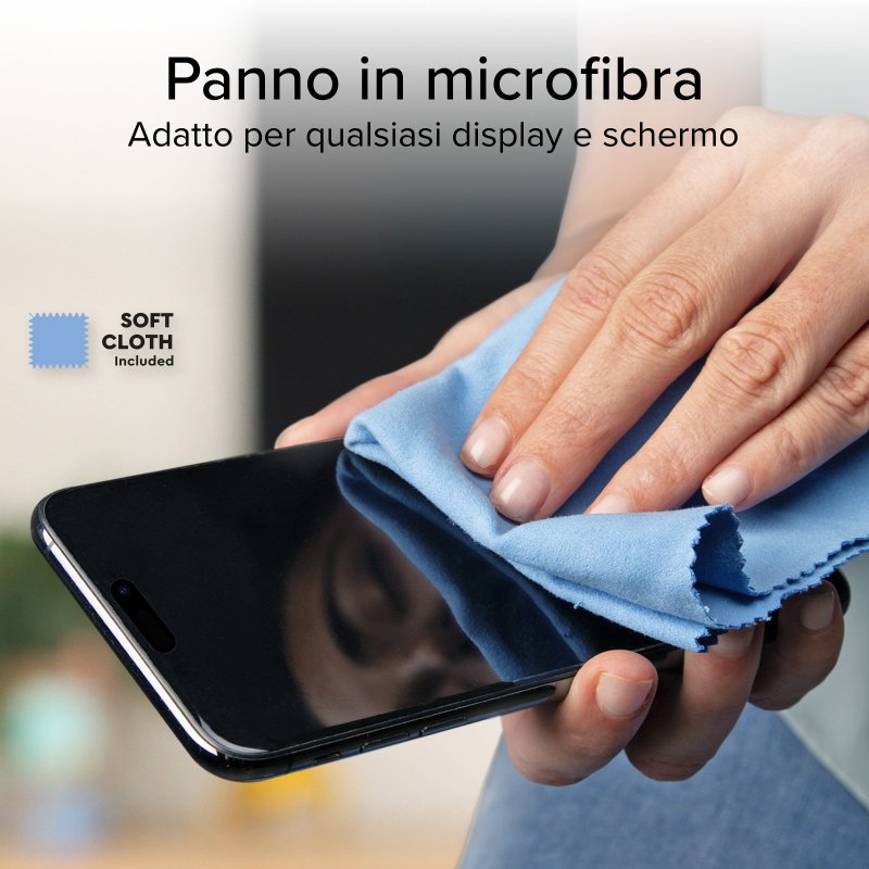 500 ml screen spray with microfibre cloth