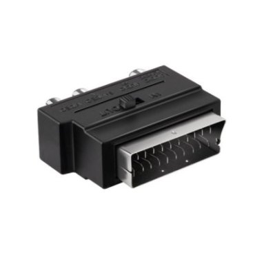 Adaptateur Péritel / 3 RCA + S-VHS