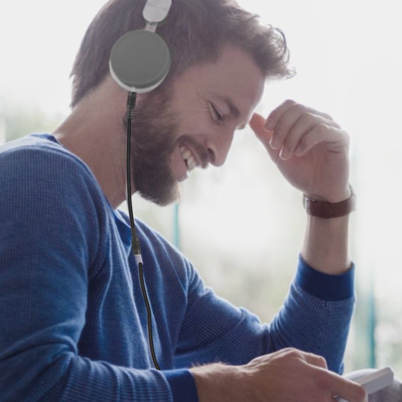 Audio cable with a 3.5mm male - male jack