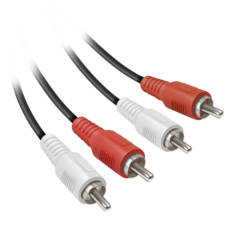 Audio Cable 2 RCA Male to 2 RCA Male