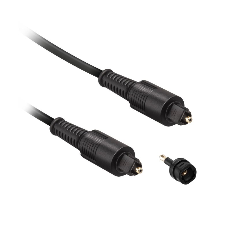 Toslink optical cable and 3.5 mm Toslink adapter