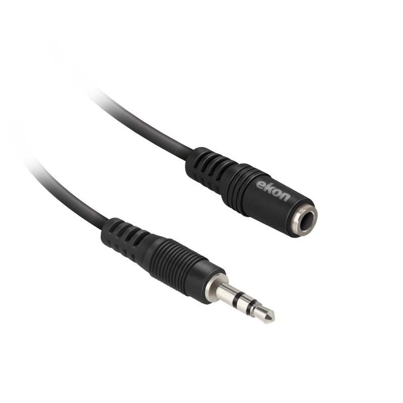 PremiumCord Câble Jack 2m, Jack Plug 3,5 mm, Fiche StereoJack Mâle vers  Femelle, Câble de Extension Audio AUX, pour Les Téléphones à Cellules TV  MP3
