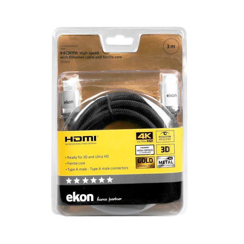 HDMI cable 2.0 in metal