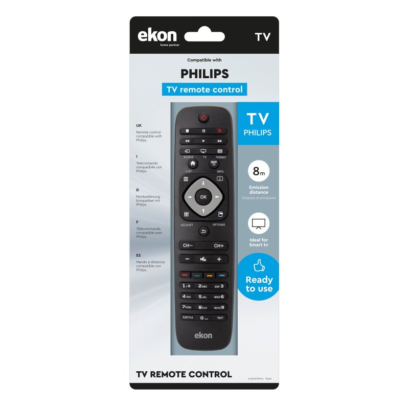  Nuevo mando a distancia URMT42JHG003 compatible con Philips TV  52PFL7704D/F7 47PFL7704D/F7 42PFL7704D/F7 : Electrónica