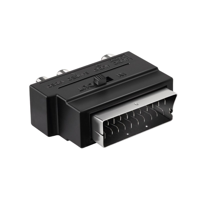 SCART / 3 RCA + S-VHS