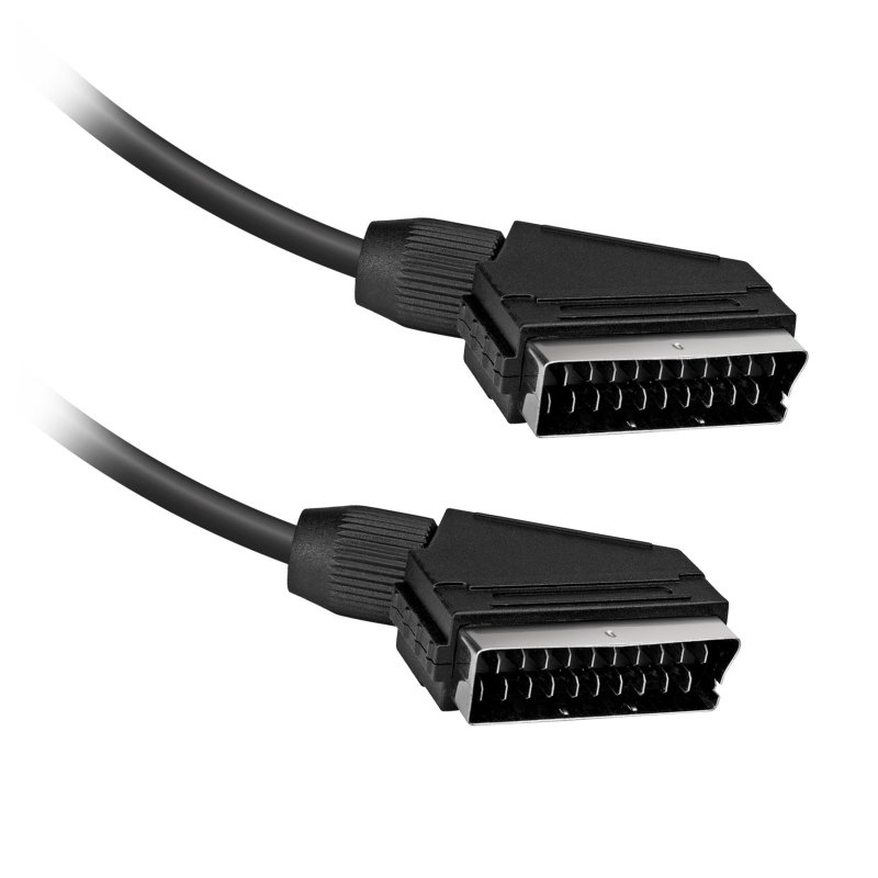 Scart cable clamp