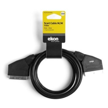 Scart cable clamp
