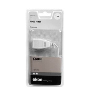 ADSL filter with cable
