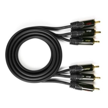 3 RCA cable with gold-plated connectors