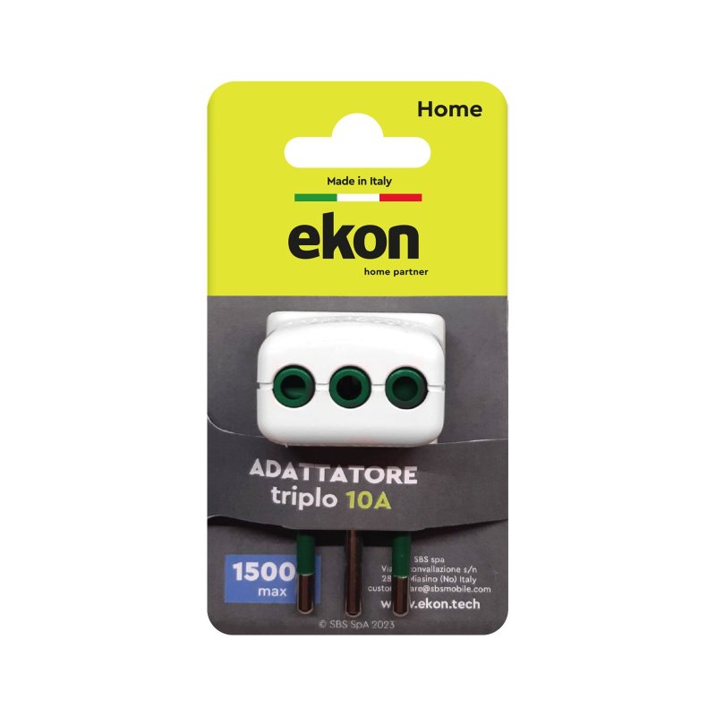 10A triple adapter