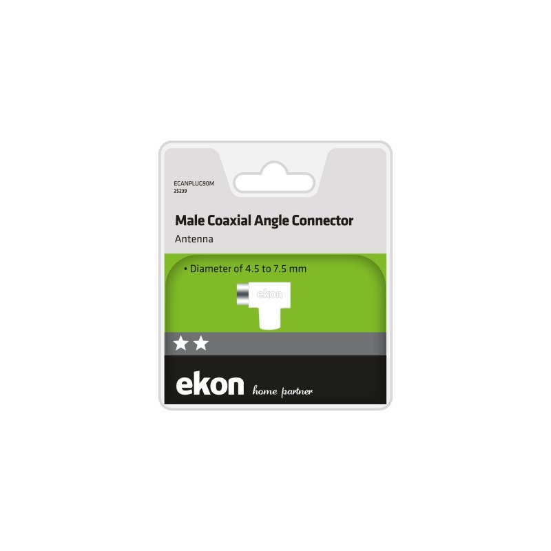 90° male antenna connector