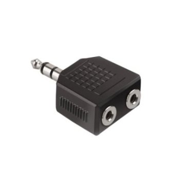 3.5 mm 1 male - 2 female splitter jack