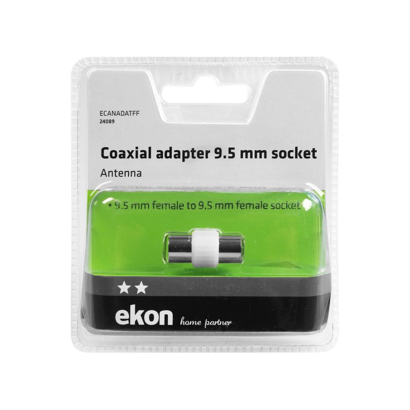 Female - female coaxial antenna adapter