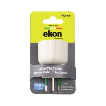 Adapter for European plug 10A to German-Italian socket 16A