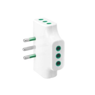Adattatore triplo piatto 10A