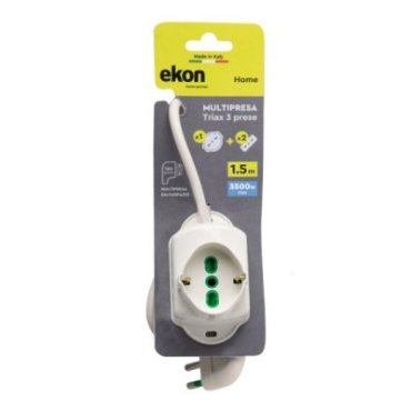 Italian/German multisocket and 2 Italian sockets on the sides