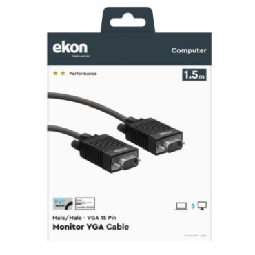 VGA (15 pin) monitor cable