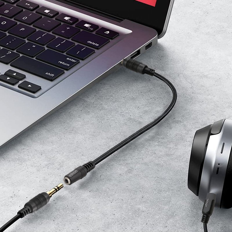 Audio cable with 3.5mm male - female jacks