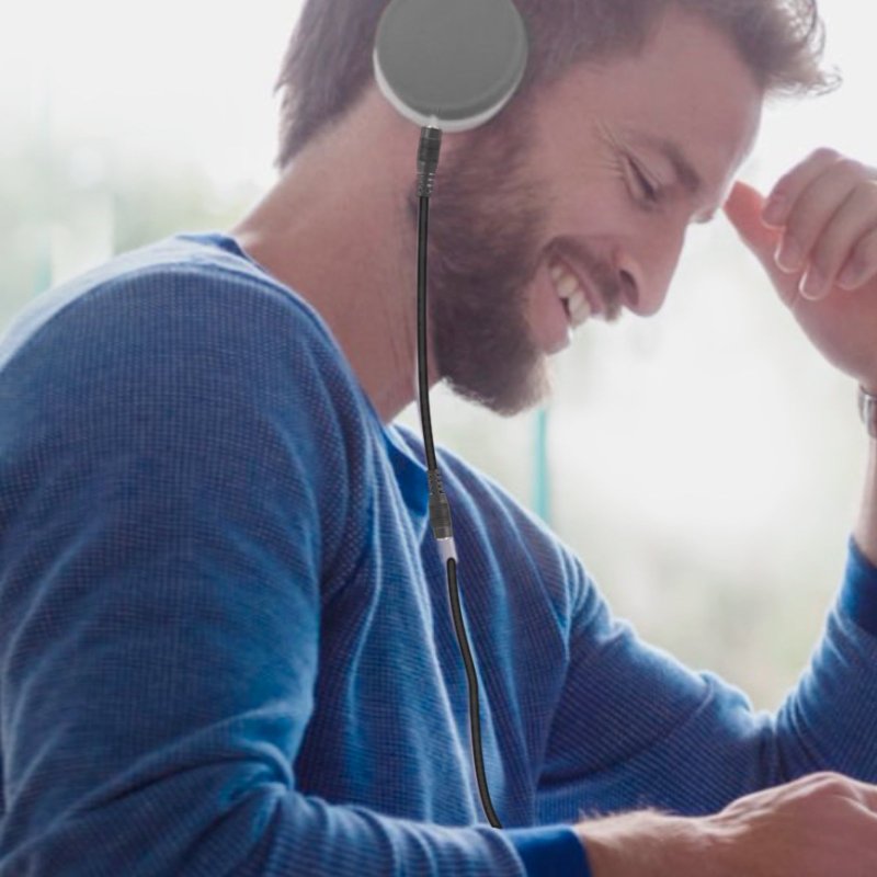 Audio cable with 3.5mm male - female jacks