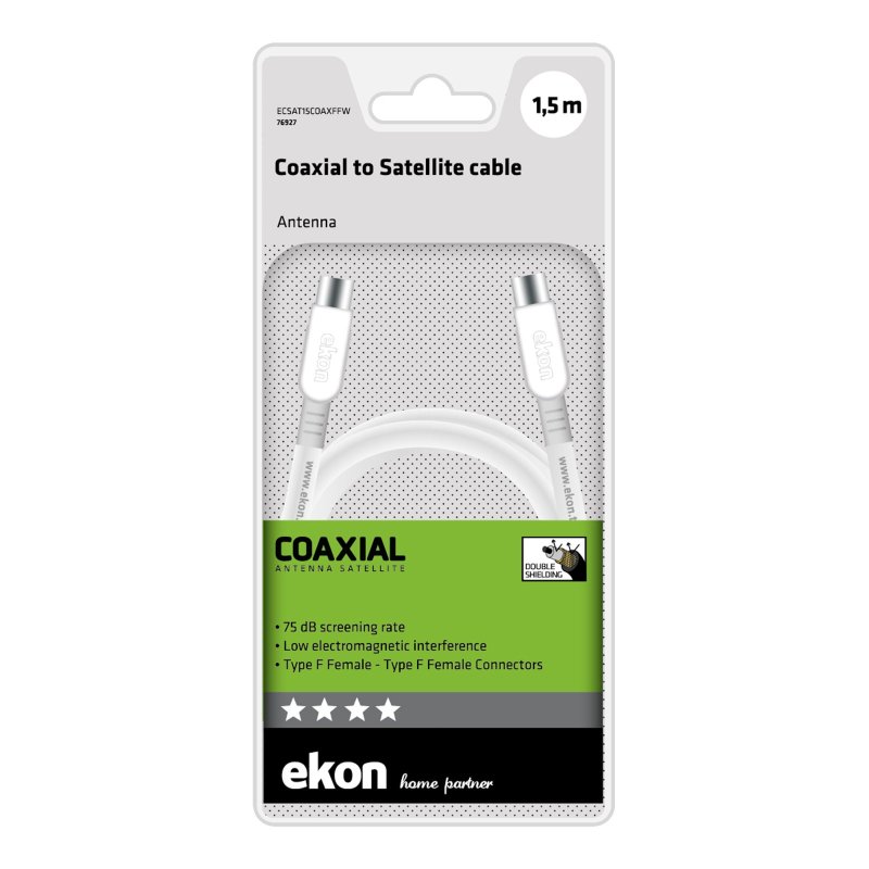 F-Type female coaxial satellite cable