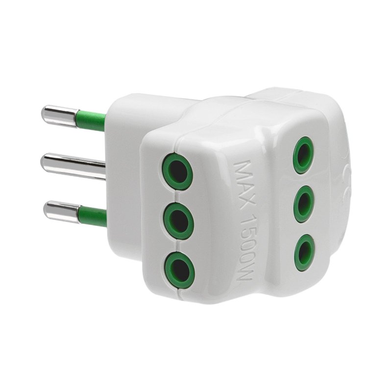 10A triple adapter