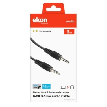 Audio cable with a 3.5mm male - male jack