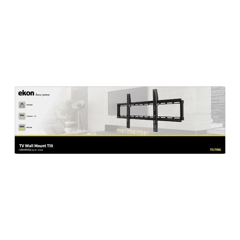 Tilting TV wall mount bracket 32-75 Inches, 60 kg
