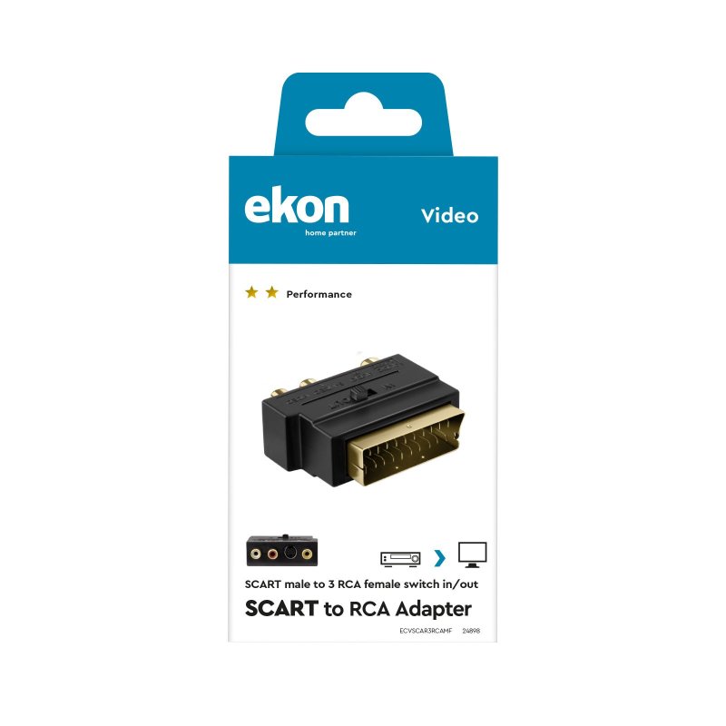 SCART / 3RCA Adapter