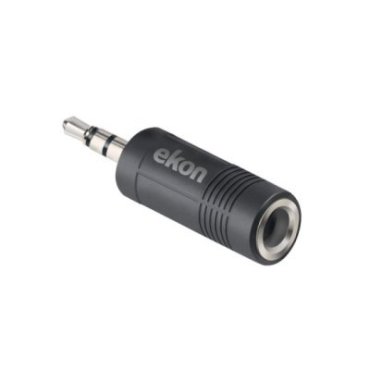 Audio-Adapter Klinke 6,3 mm weiblich auf Klinke 3,5 mm männlich