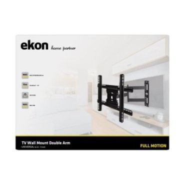 Double adjustable wall-mounted TV support 32-75 Inches, 50kg