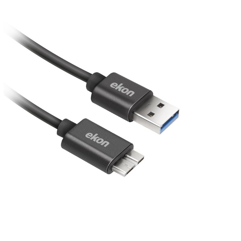Cable with Type A male 3.0 USB and male micro-USB