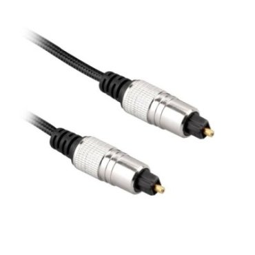 Optical cable with two Toslink