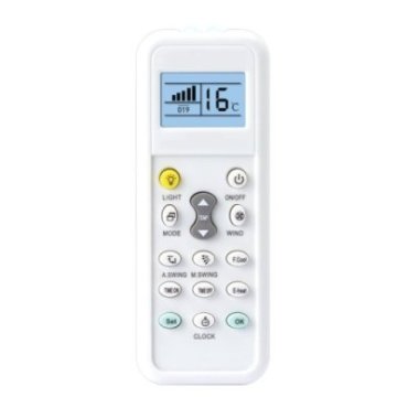 Universal remote control for air conditioning